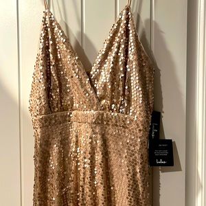 Sequin Maxi dress NWT